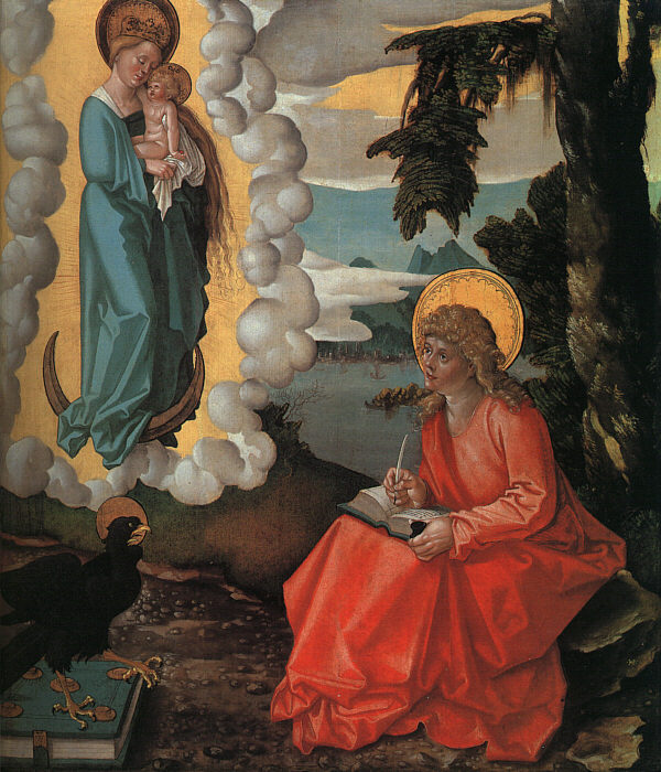 Hans Baldung Grien Saint John on Patmos